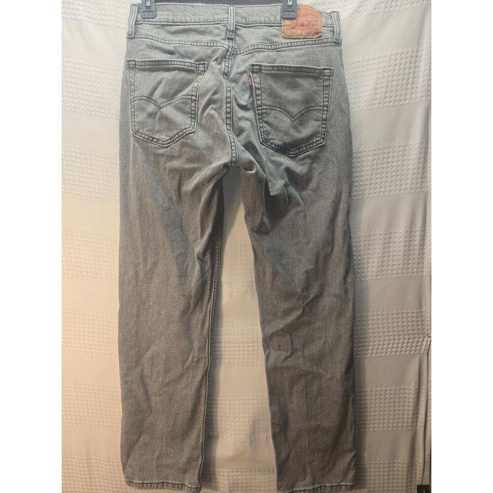 Levi's 514 jeans mens size 32x32 gray denim cowboy straight leg 7208 USED - Picture 6 of 9